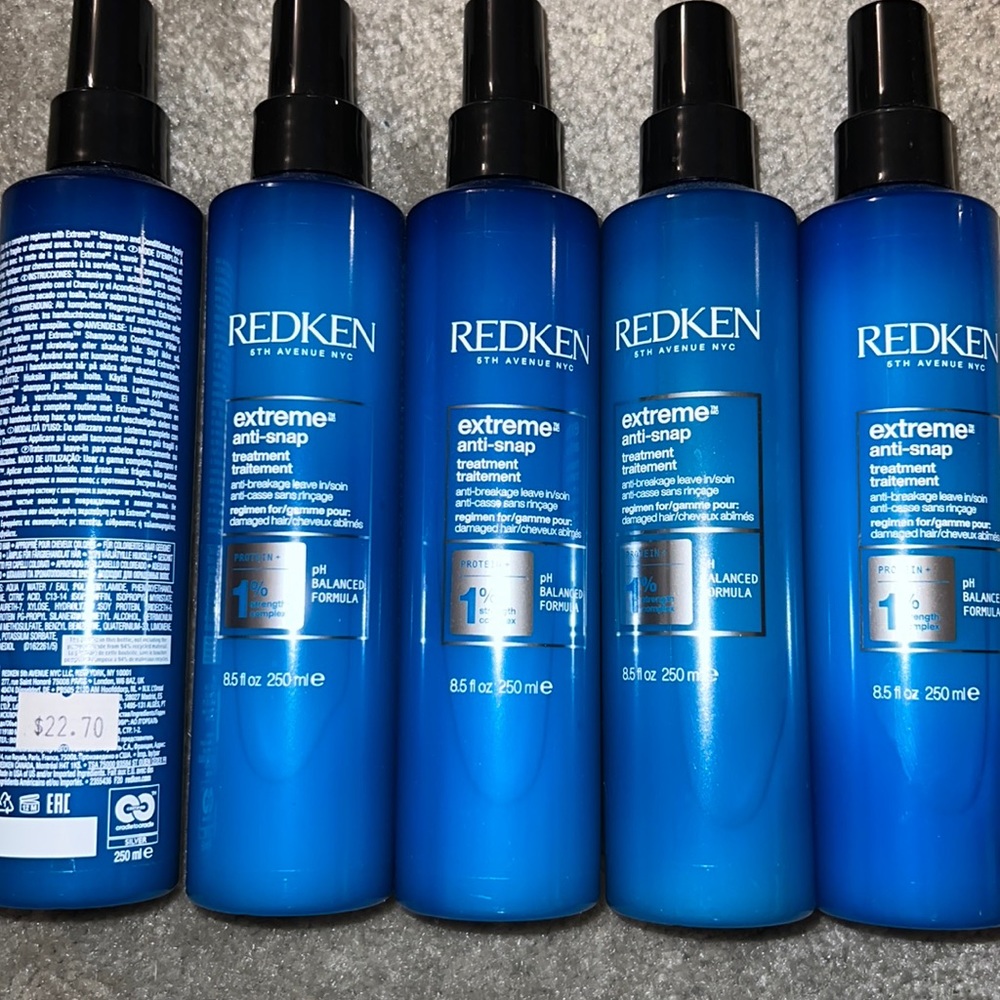 Brand new - redken extreme anti-snap treatment- for over processed hair- 9$ each
